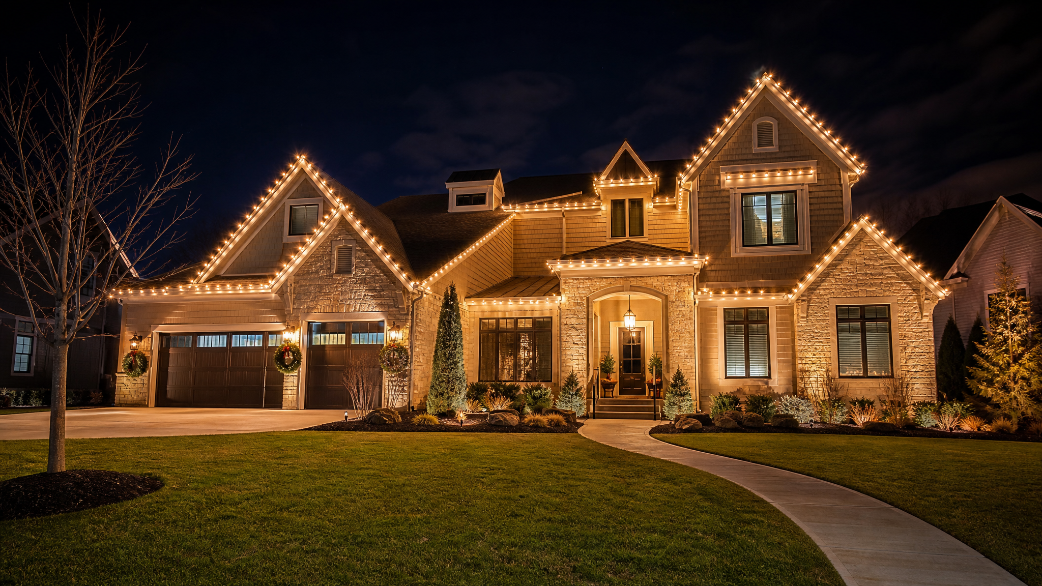 Exterior Lighting Installation In Cleveland Oh - Northeast Ohio Lighting Partners